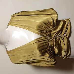 Zara gold top